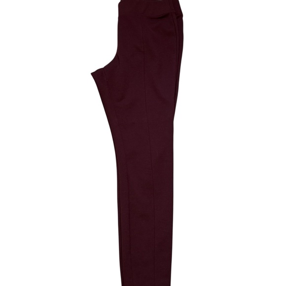 Old Navy Women's Deep Burgundy Leggings - Picture 2 of 7